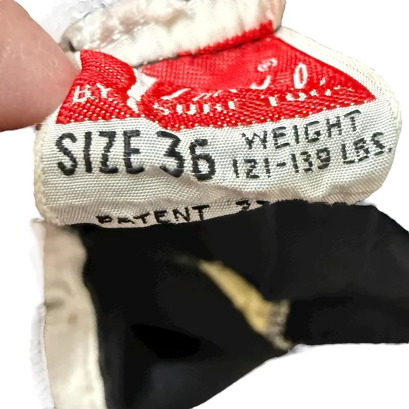 Vintage 1950s Phan-Tan Black One Piece Swimsuit Size 36 One Pieces